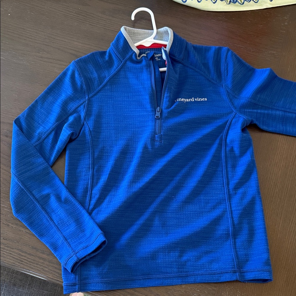 Vineyard Vines Royal Blue Kids' Half-Zip Pullover